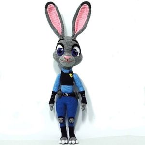 Judy Hopps (Zootopia) Amigurumi Pattern - Sueños Blanditos